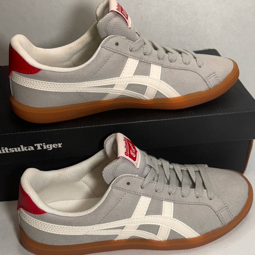 Onitsuka Tiger Trainer Oyste Grey/white casual classic unisex summer vacation - Picture 3 of 10
